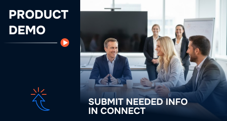 [Video] How to Submit Needed Info In Connect